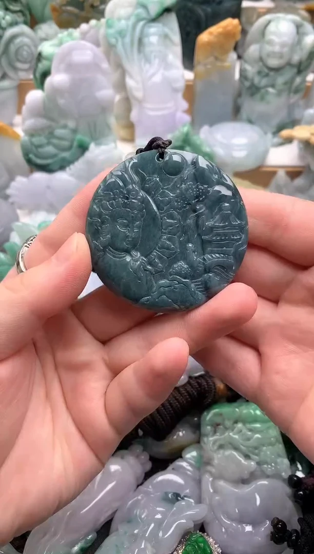 吊坠(不含链)未镶嵌翡翠1