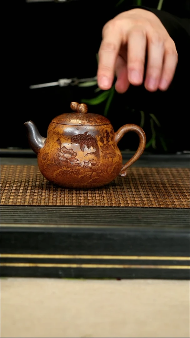 【闪购商品】紫砂茶壶23葫芦 柴烧