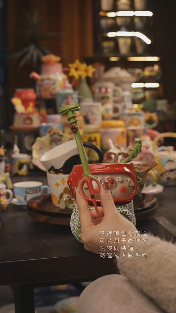 景德镇釉下彩绘设计师款式陶瓷