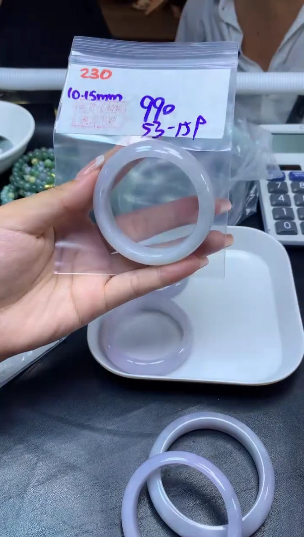 未镶嵌定制翡翠230手镯53+990元+拍一发一