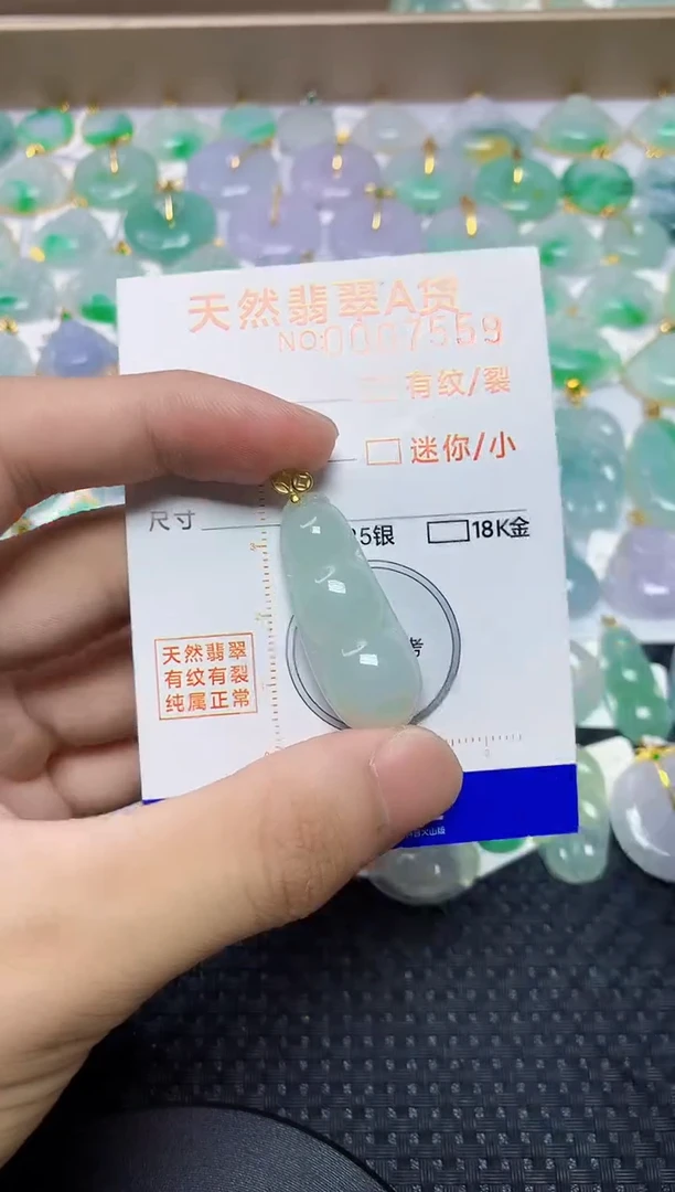 翡翠未镶嵌颈饰5464564564545