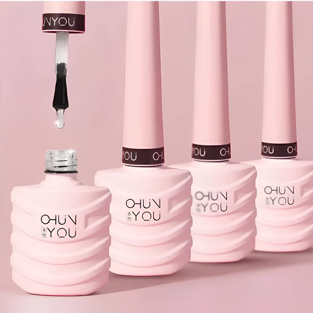 春柚热门色系随缘发5色甲油胶（猫眼实色裸色碎钻功能胶随缘发）