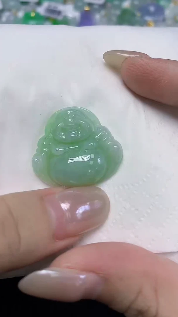 翡翠未镶嵌颈饰天然缅甸翡翠A货