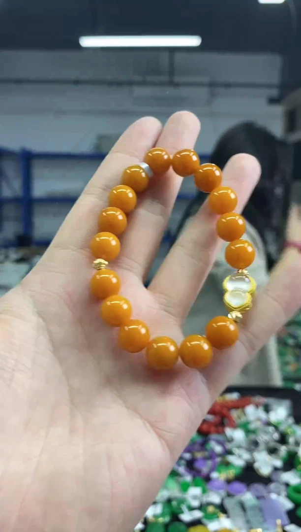 裸石蜜蜡未镶嵌多样性发其一颜色微差