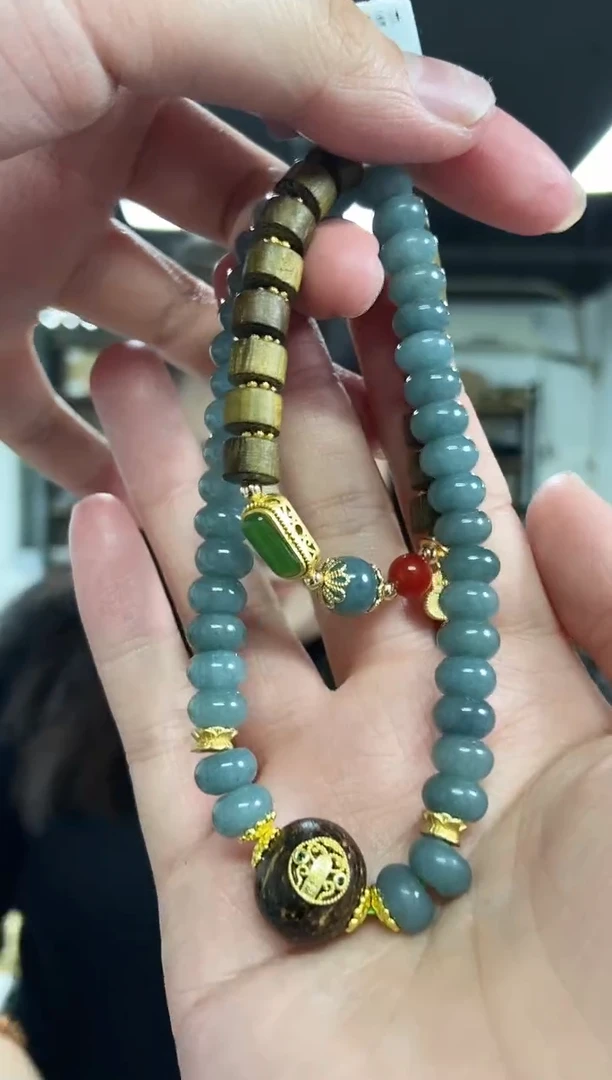 【闪购商品】翡翠手串未镶嵌多样性发其一颜色微差