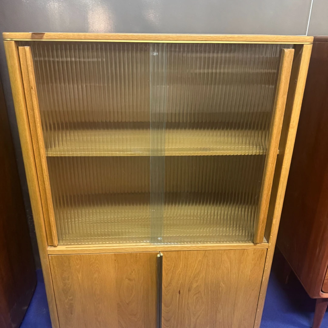 红橡木收纳柜靠墙客厅实木柜子置物柜（孤品无售后）储物柜家用立柜