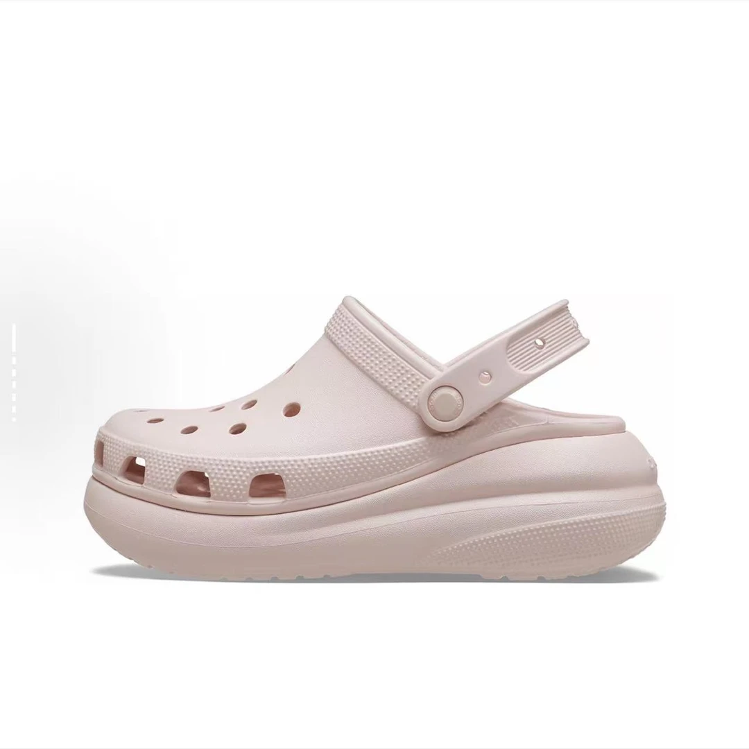 CROCS/卡骆驰 粉色泡芙