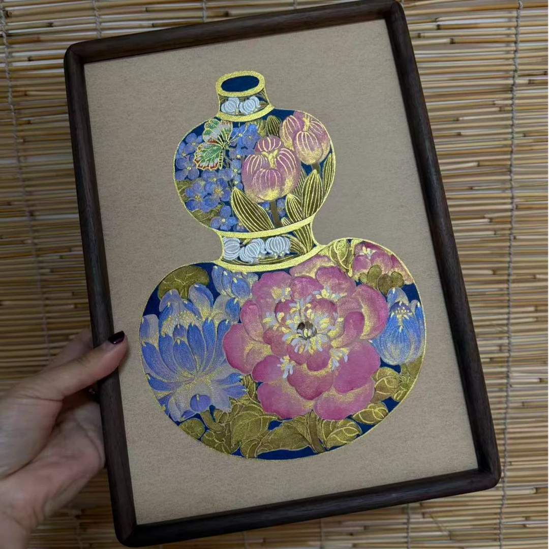 书宜原创手绘国画《福禄》手绘作品不退不换