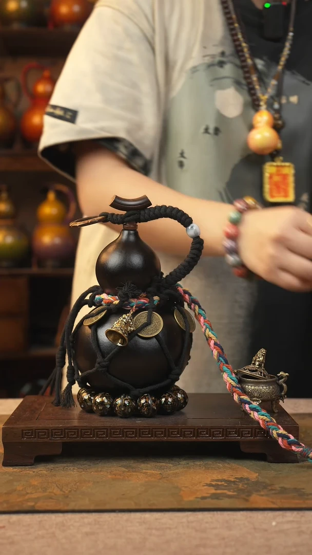 047大漆葫芦一物一拍记葫堂出品不带手串