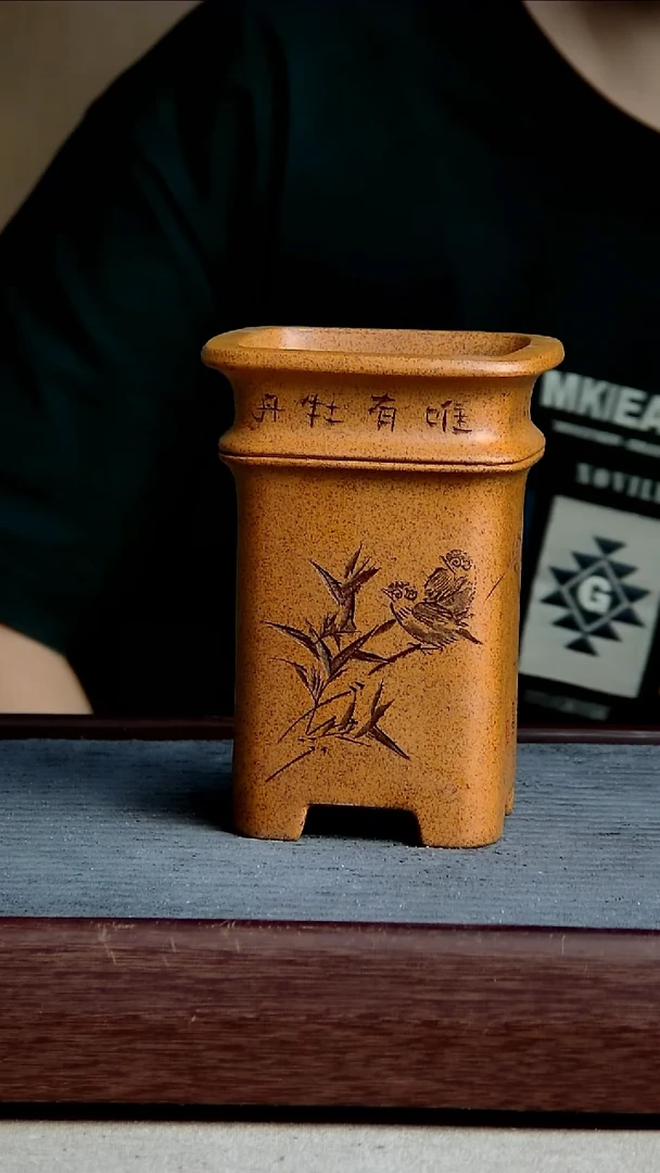 紫砂花盆9*14内径紫砂花盆