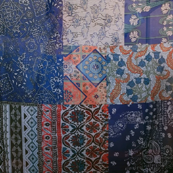 大号佩斯利【中方巾】高档新款丝巾百搭防晒送礼丝绵混仿 110x110cm