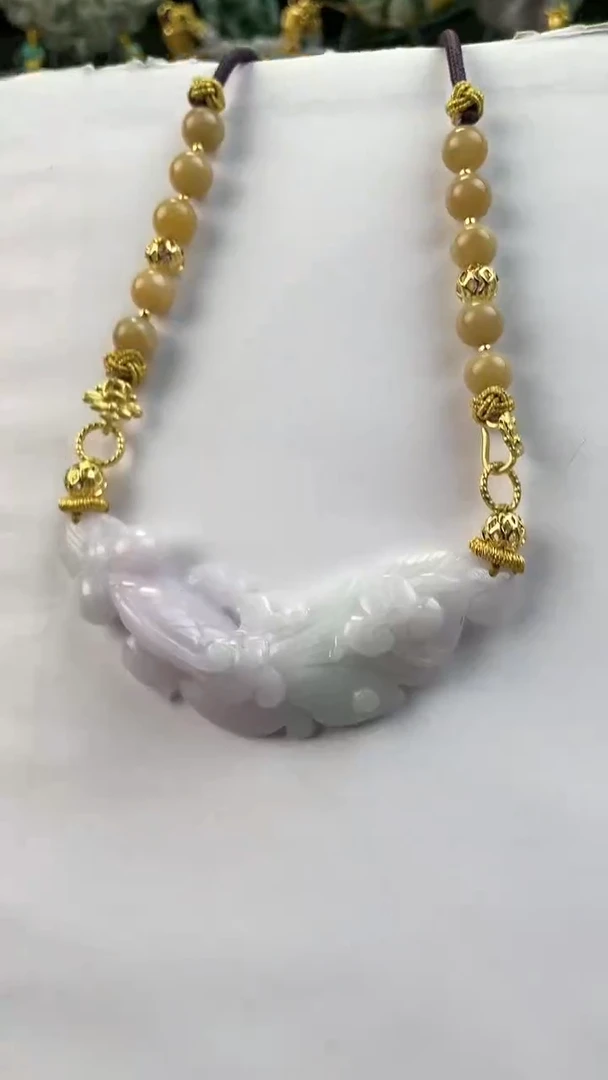 【闪购商品】翡翠颈饰未镶嵌2103(赠链)部分宝贝微瑕主播介绍为准