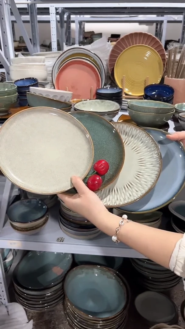 【闪购商品】瓷片外贸尾货瑕疵满20包邮X4 小盘组合