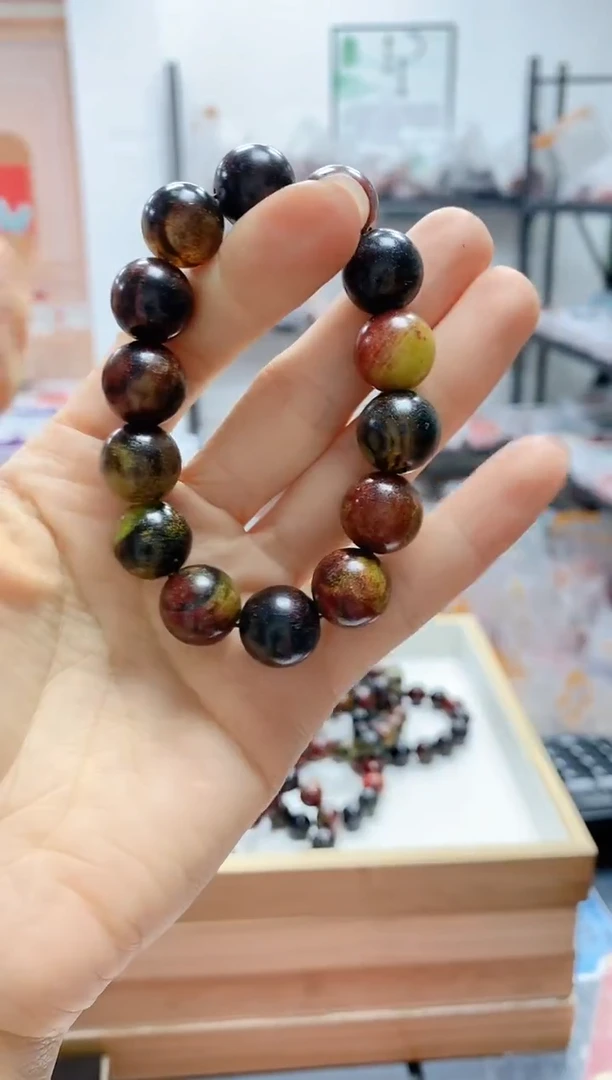 未镶嵌手串玛瑙/玉髓铁皮石斛石玛瑙玉石手串