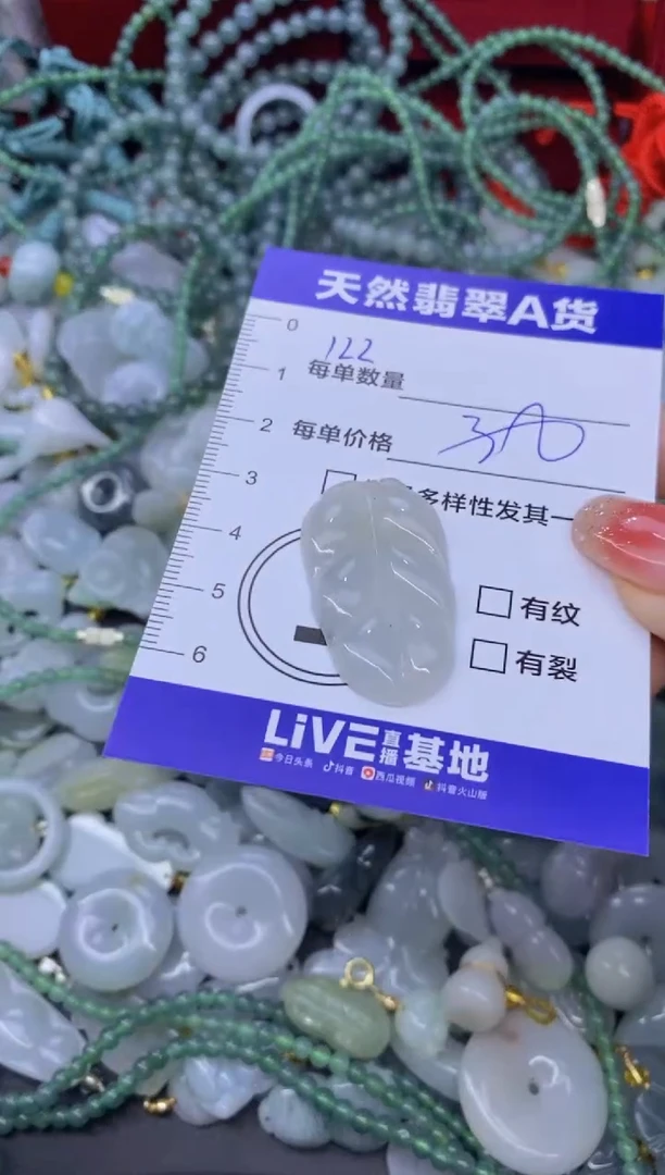 颈饰未镶嵌翡翠天然翡翠A货批量多样性发一件
