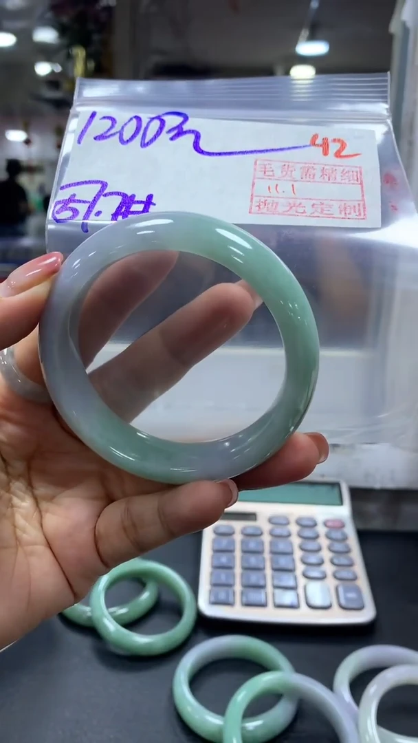 未镶嵌定制翡翠毛货需精细抛光+拍一发一+42