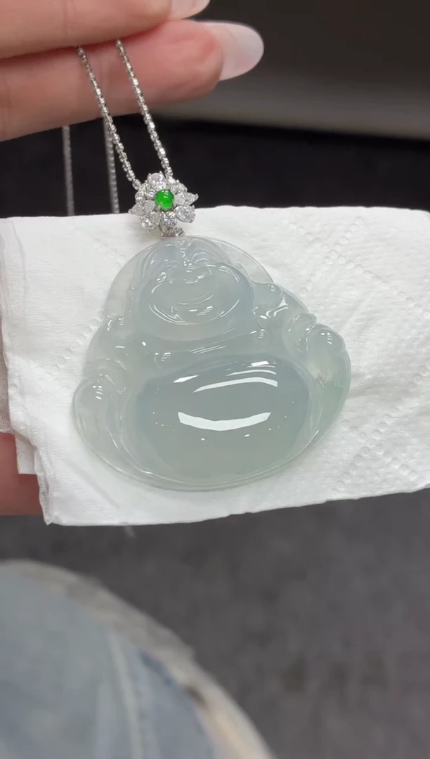 18K金镶嵌定制翡翠明*理DDJ40832