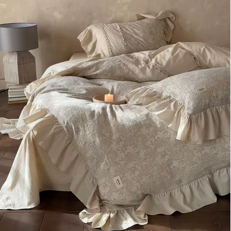 【超级红】zhifou 棉麻四件套