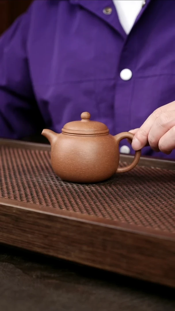 茶壶紫砂青降坡匏尊 小