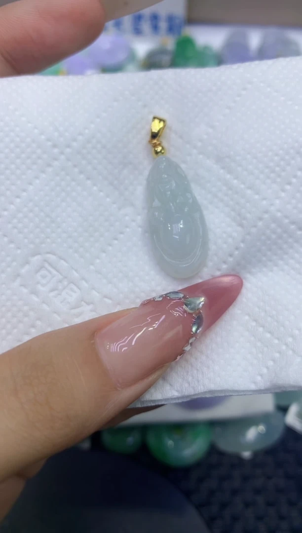 颈饰未镶嵌翡翠天然缅甸A货翡翠
