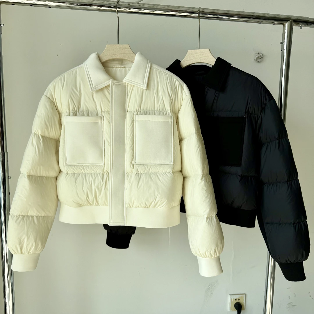 08两色哥哥休闲简约泡芙鹅绒服