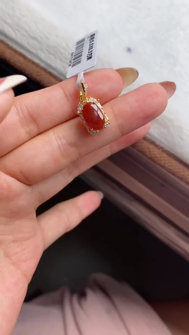 银S925镶嵌戒指翡翠天然A货翡翠