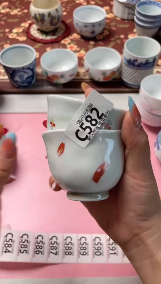 瓷片小*食瓷器瓷器C582