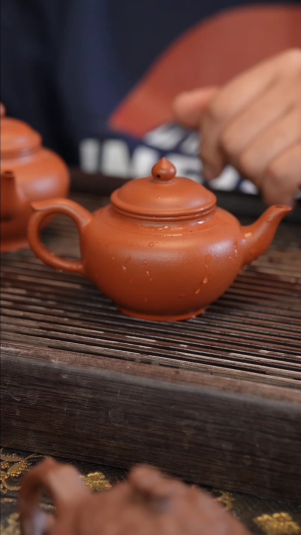 茶壶紫砂神*。原矿手工制作全手