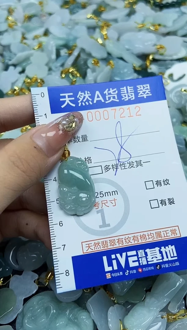 翡翠未镶嵌颈饰天然A货翡翠