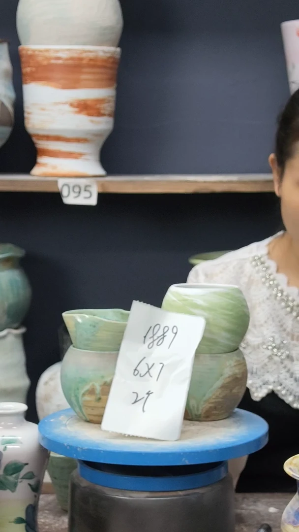 江西景德镇花盆微瑕1889