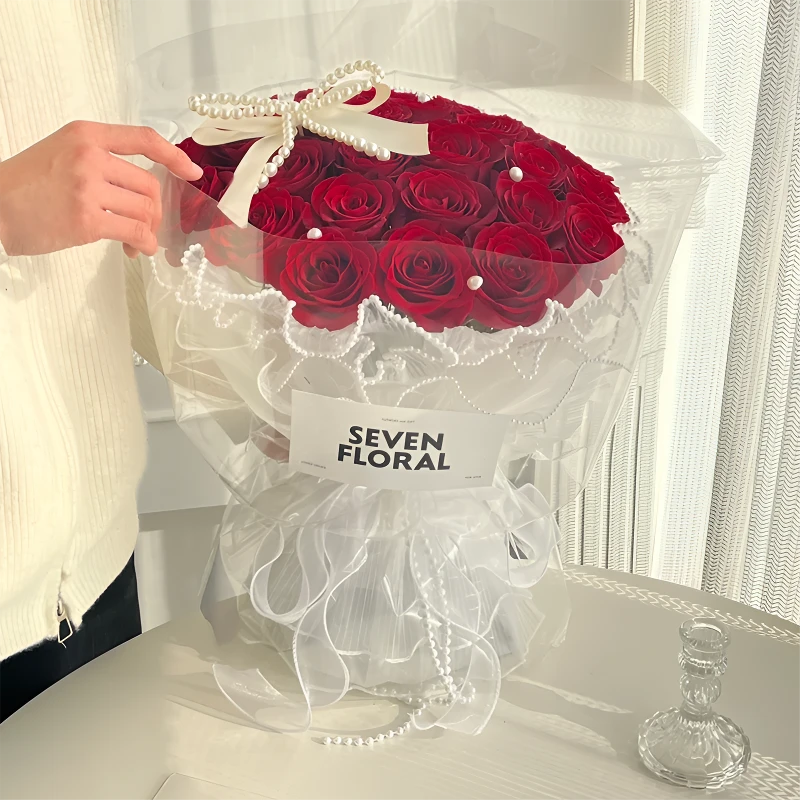 一语花香【爱与温柔】鲜花表达爱意19朵红玫瑰小香风3781款鲜花小时达同城配送送爱人送闺蜜花店送花上门