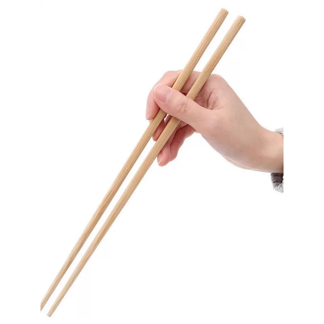 天然楠竹筷子无蜡家用实木防滑高档抗菌防霉商用日式加粗光滑无漆