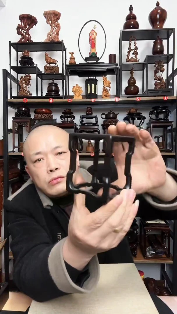 紫砂底座木8正方10高