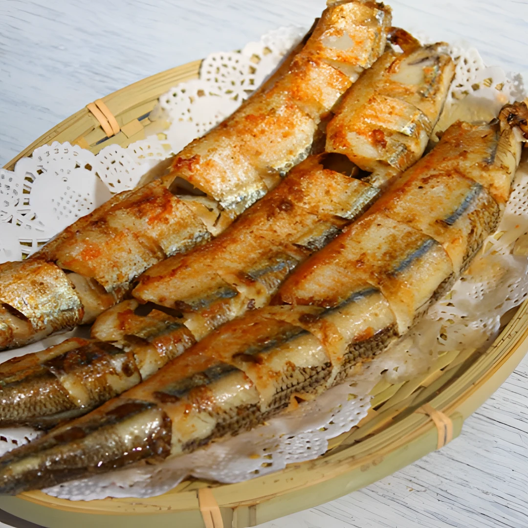【现场加工】香酥针鱼