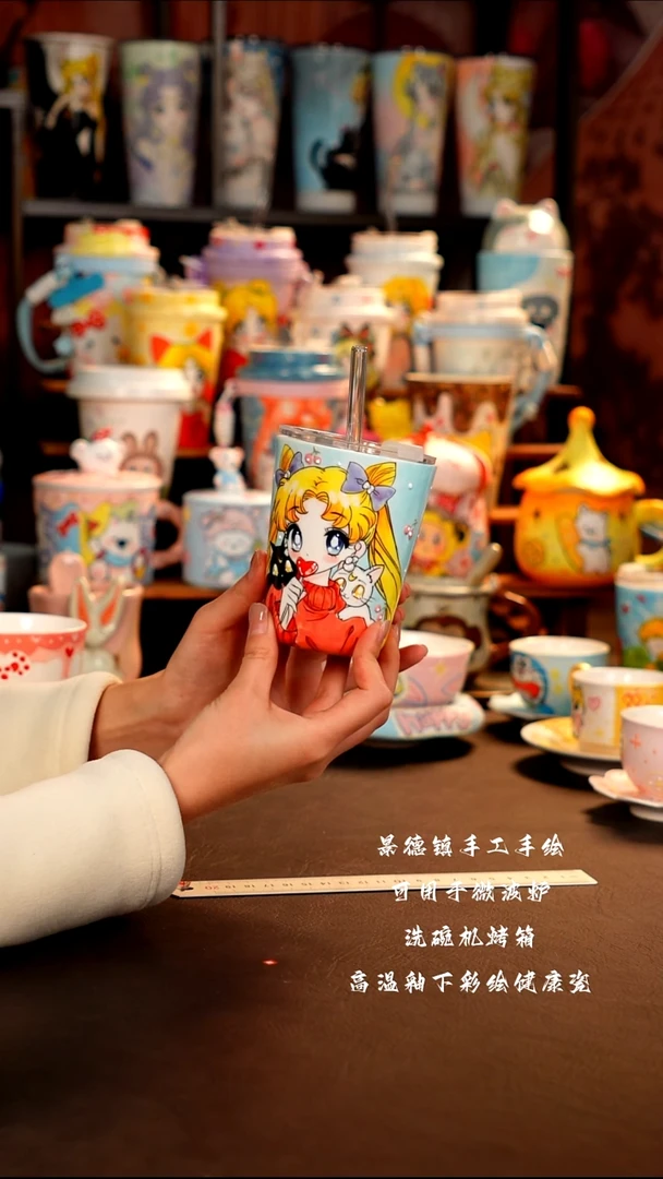 景德镇手工手绘杯杯