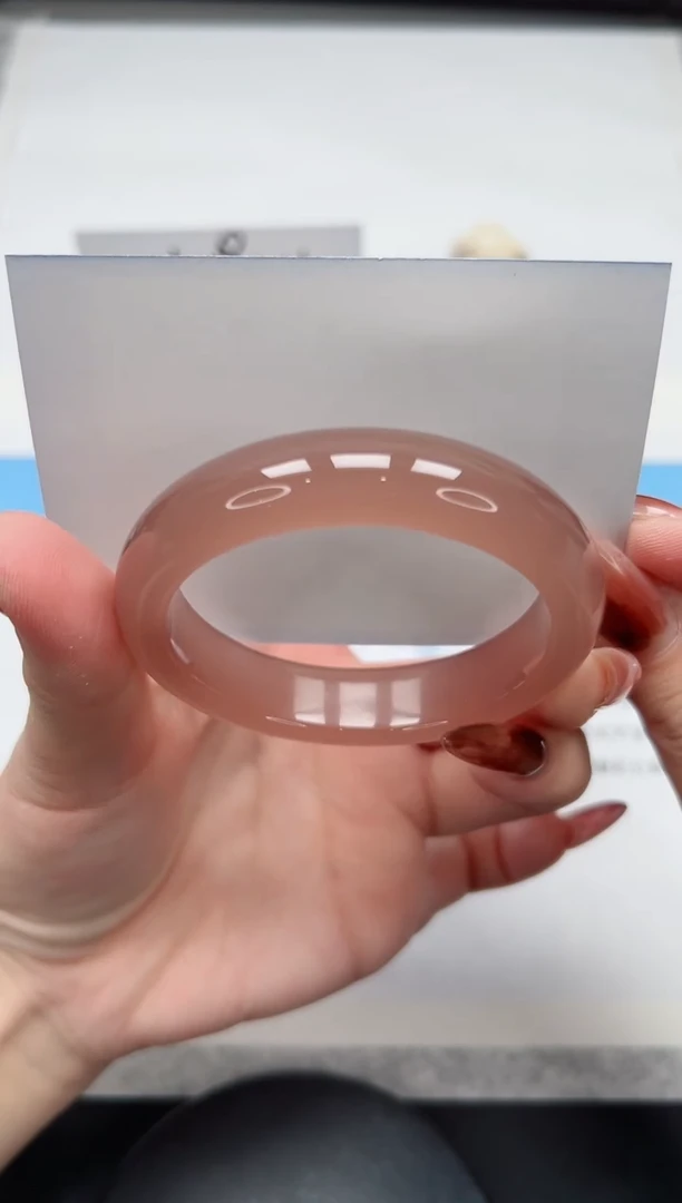 【闪购商品】石英质玉手镯未镶嵌55/葡萄紫54.2