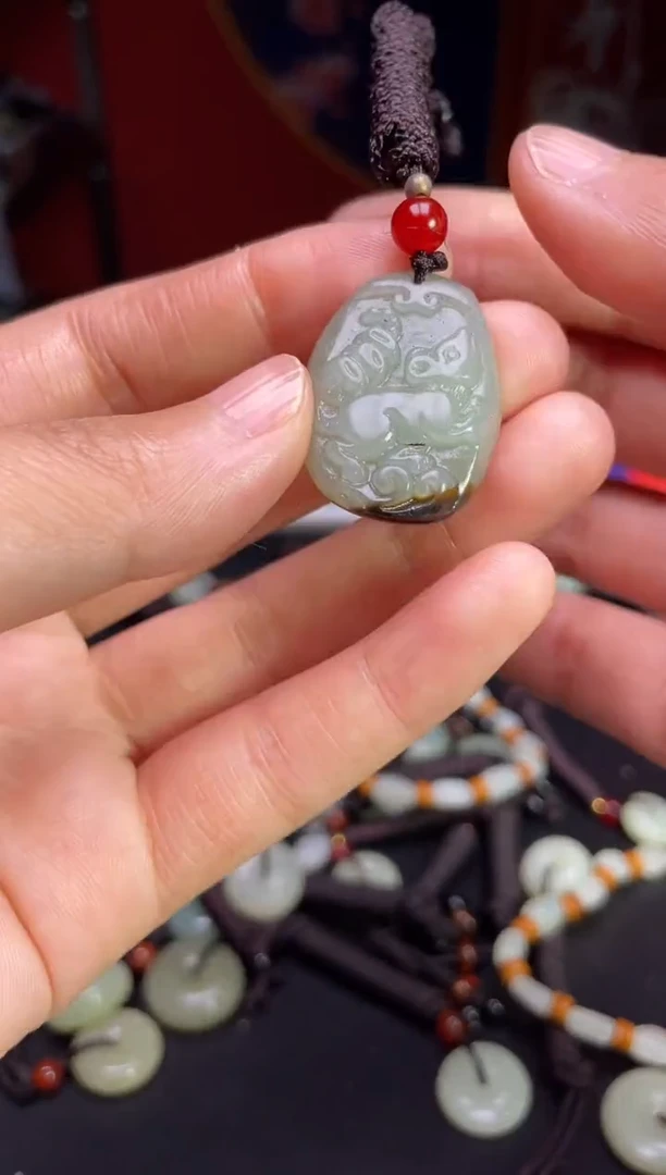 颈饰未镶嵌和田玉123