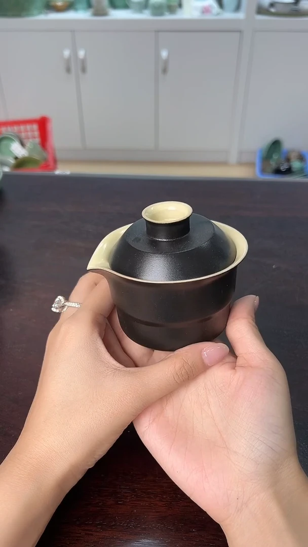 龙泉云间青瓷小米茶器