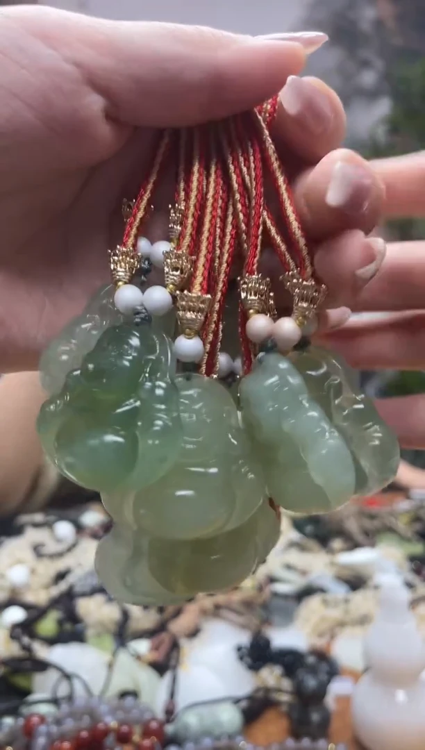 未镶嵌岫玉吊坠多样性发货拍一发一