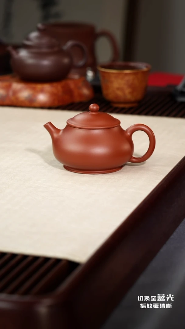 茶壶紫砂潘壶·和—朱泥—135CC