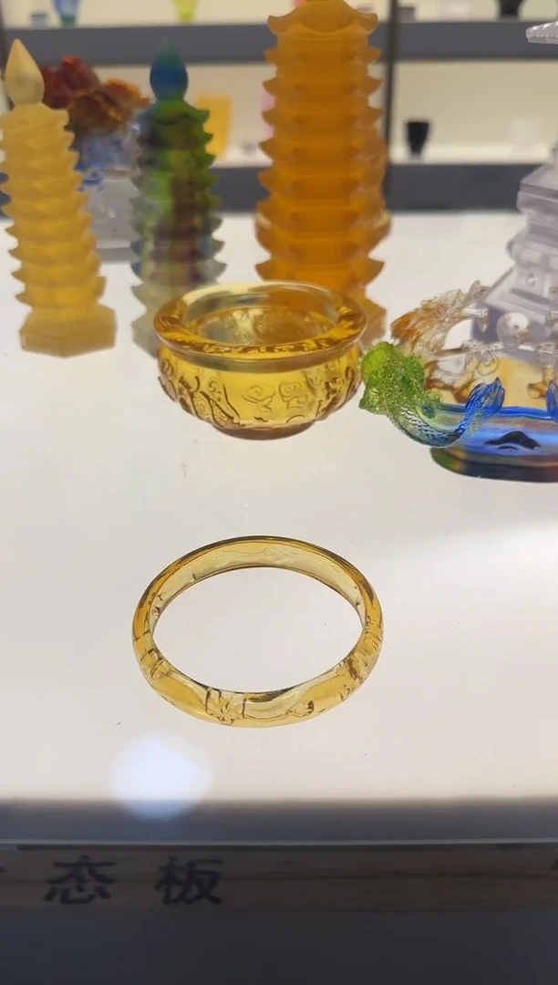 手工艺品琉璃手镯圈口60