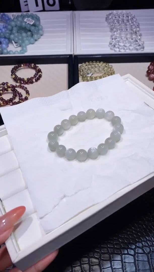 未镶嵌/月光石银月光11mm/多样性发一