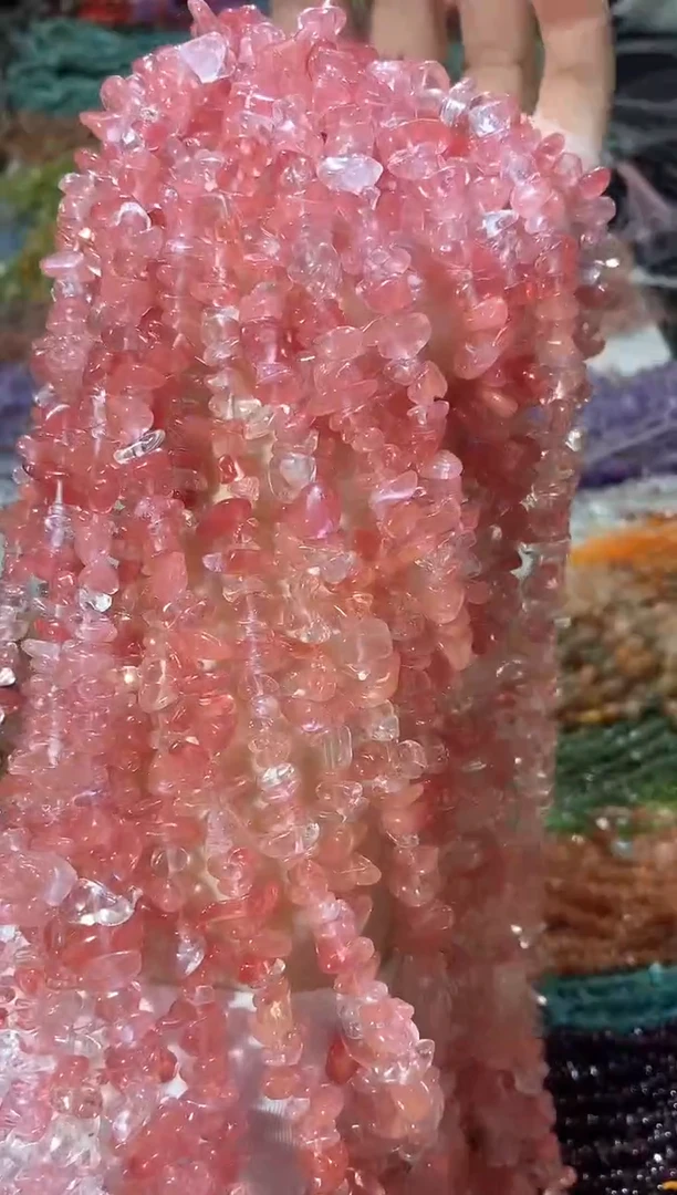 水晶珠宝半成品未镶嵌西瓜晶