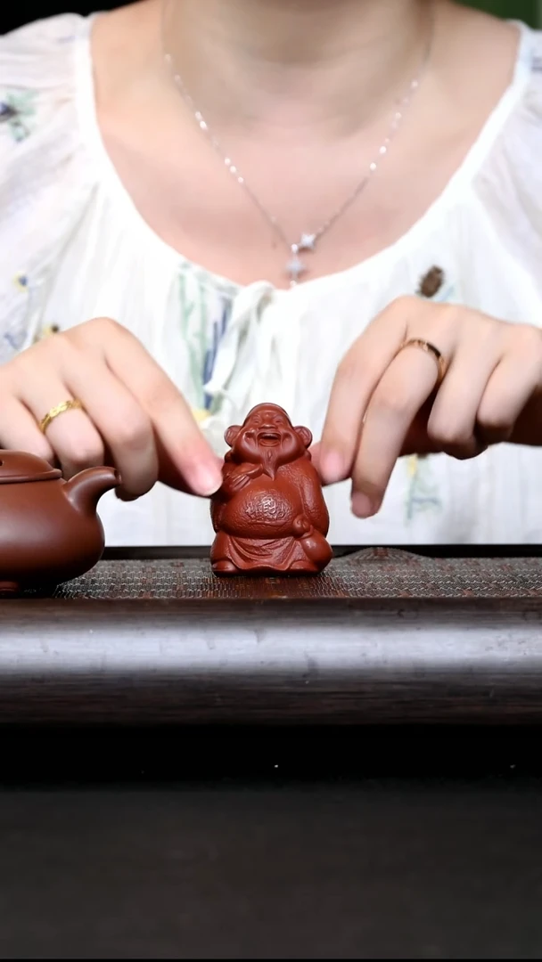 茶壶紫砂YZZS15587 财神 大