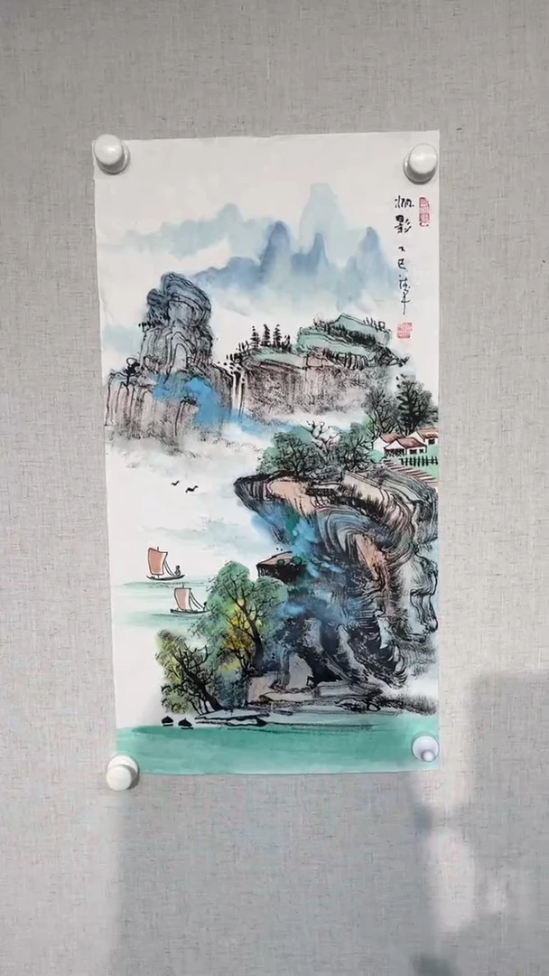国画黄德中老师两平尺