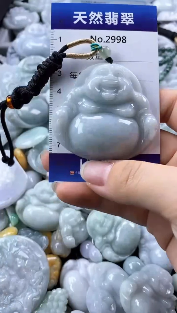 翡翠未镶嵌颈饰缅甸A货翡翠2998
