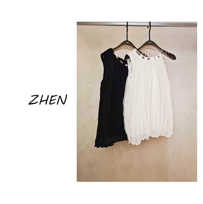 【ZHEN】25K00841 2025新款时尚气质修身显瘦小众设计背心