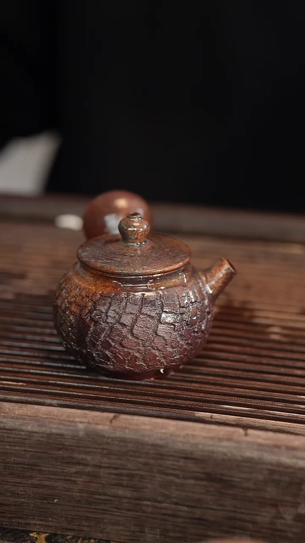 茶壶紫砂原矿手工制作100cc