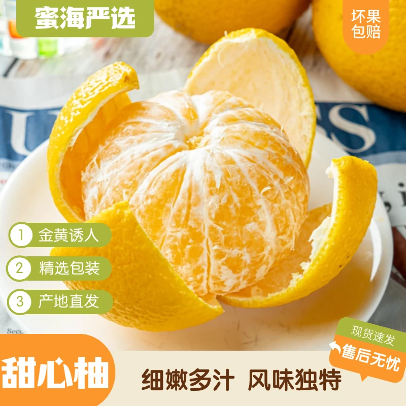 【蜜海严选】福建阳光1号甜心桔柚4.5斤细嫩多汁风味独特产地直发