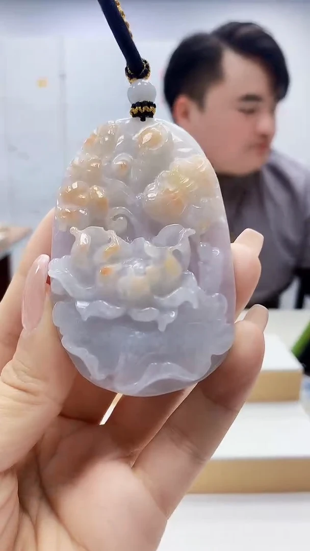 未镶嵌定制翡翠5060ty-毛货挂件15